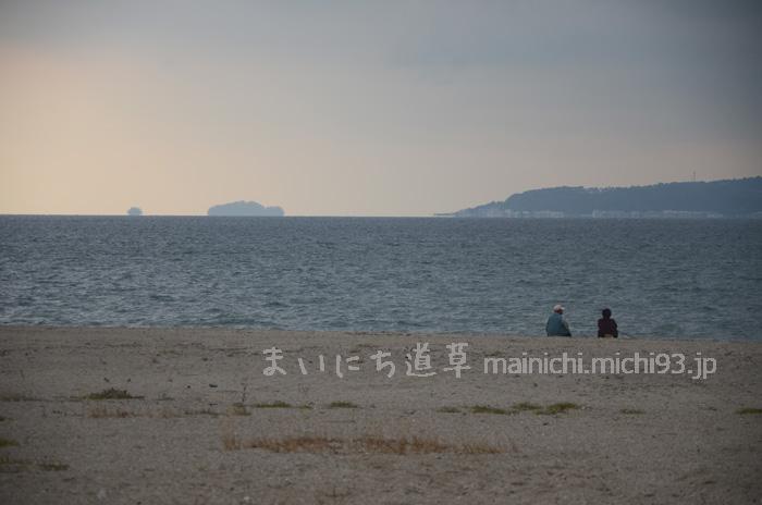 のどかな海。この後大雨になった のどかな海。この後大雨になった